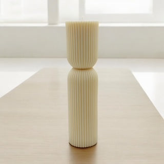 Large Ribbed Column Pillar